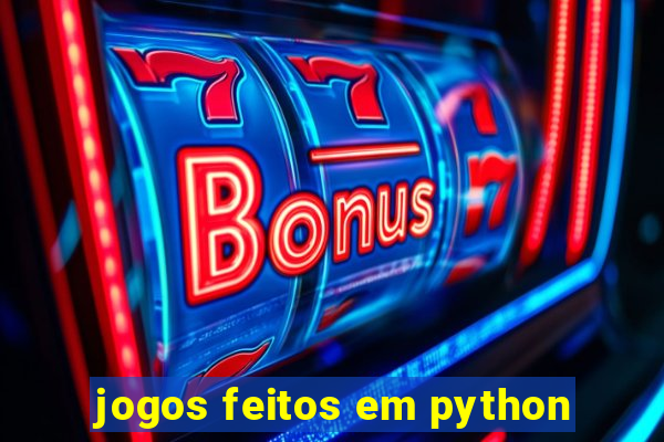 jogos feitos em python